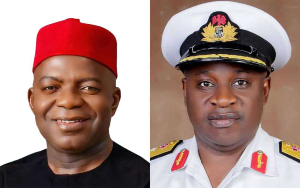 Otti Hails Elevation of Abia-born Naval Officer to Rear Admiral