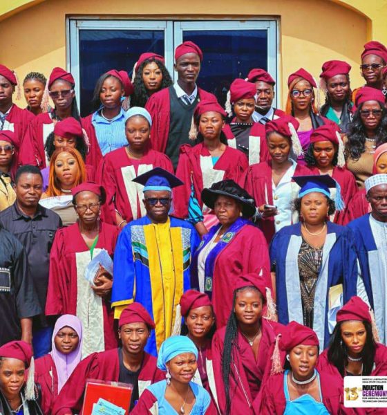 OSCO-HEALTH Ilesa inducts 65 medical laboratory science graduates into MLS Council