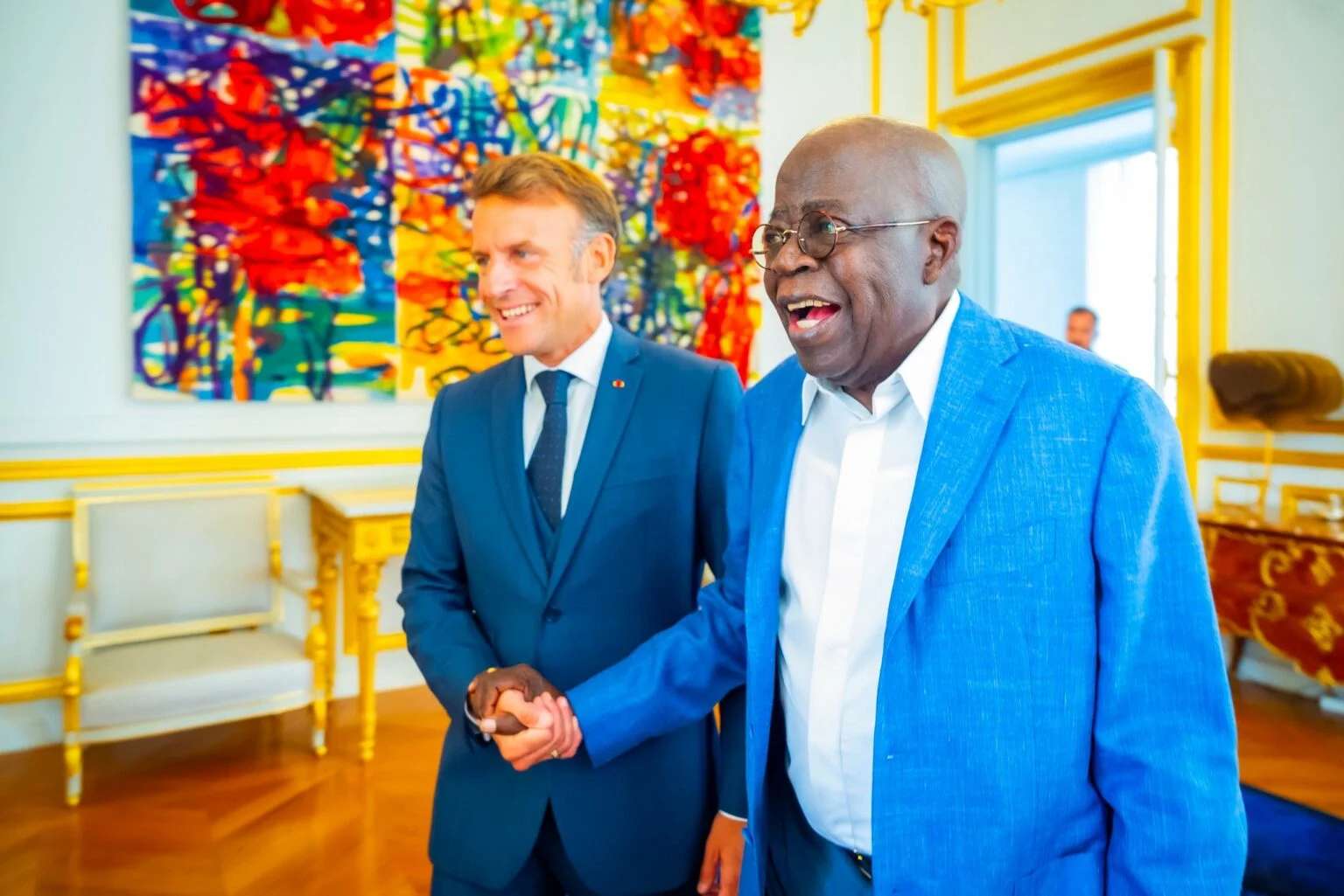 "Christian genocide": Macron backs Tinubu as U.S. jet spotted over Kwara, Ekiti