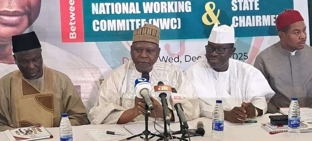 Turaki declares PDP unified, vows party will take power in 2027 as 29 state chairmen back his leadership