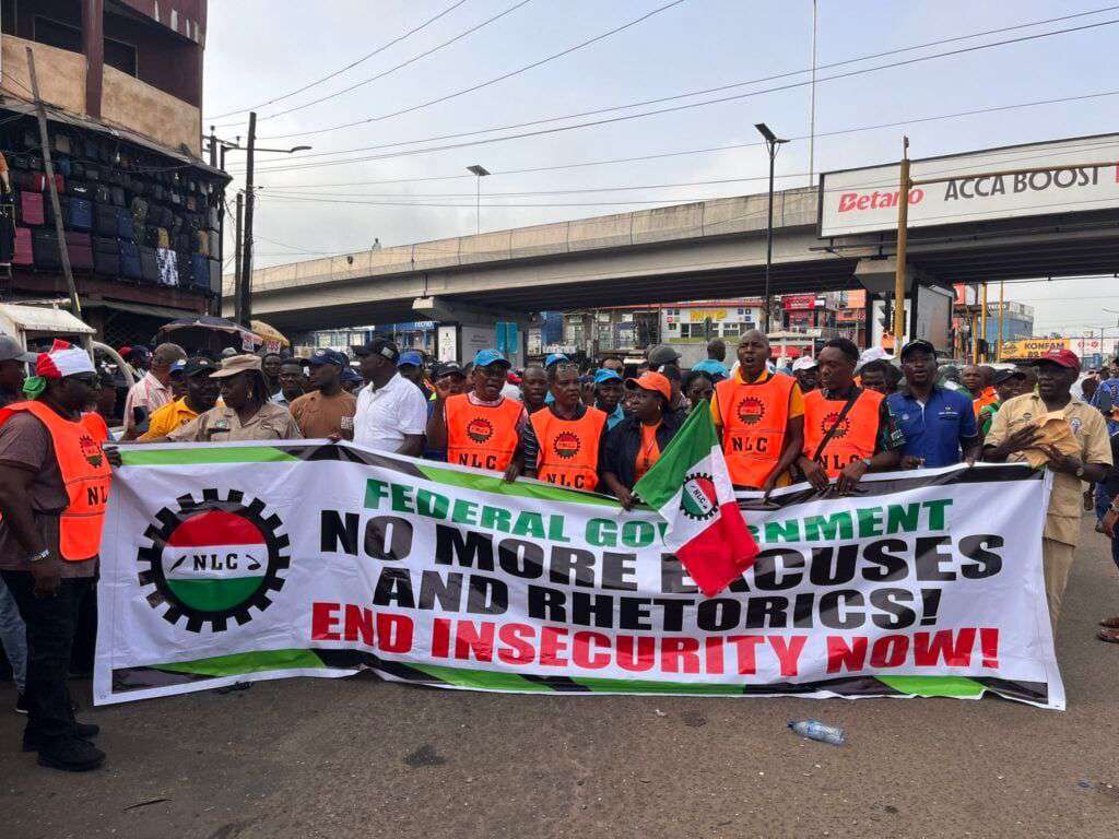 Nationwide protests erupt as NLC, Sowore rally workers against insecurity, rising hardship