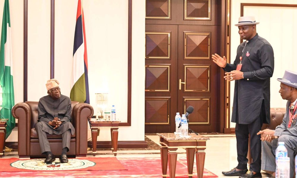 Ogbia Kingdom visits Tinubu, seeks Oloibiri petroleum institute