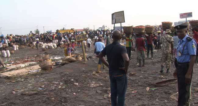 Ogun task force warns against encroachment at Kara market, re-enacts five-metre setback order