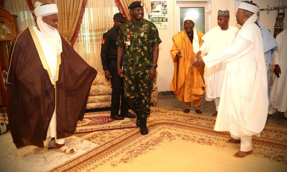 COAS visits Sultan of Sokoto hours after US airstrikes target terrorists