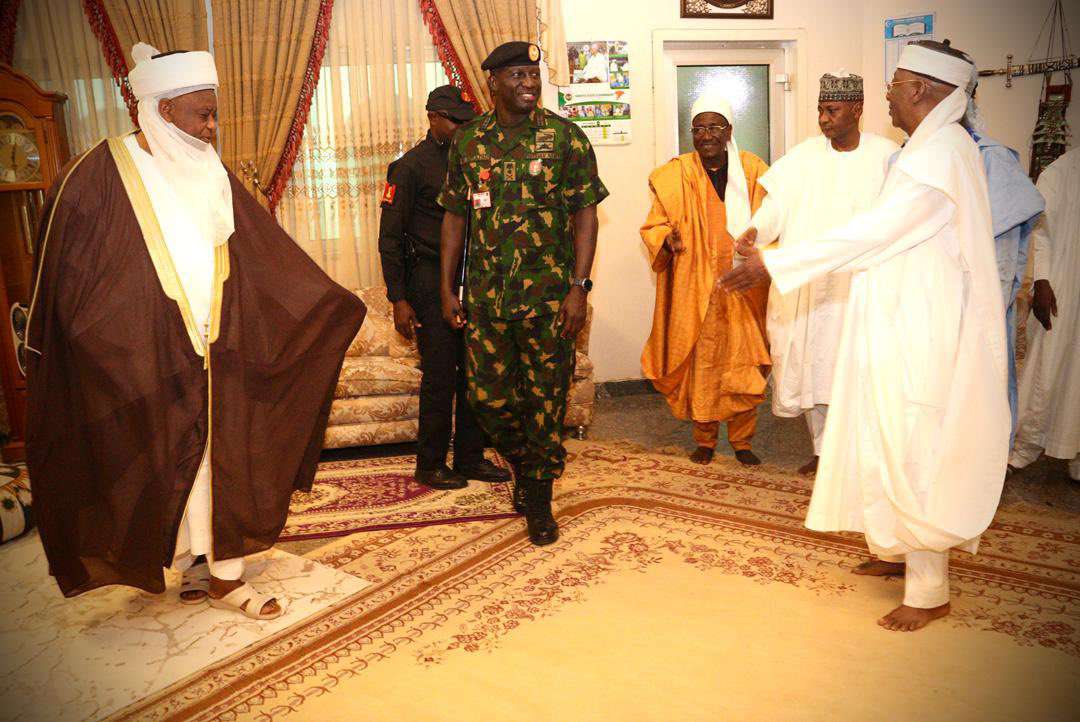 COAS visits Sultan of Sokoto hours after US airstrikes target terrorists