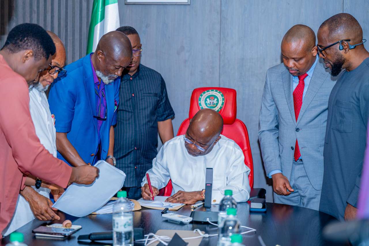 Gov. Otti signs N1.016 trillion 2026 budget into law