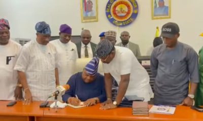 Osun: Adeleke signs 2026 appropriation bill, pledges full implementation