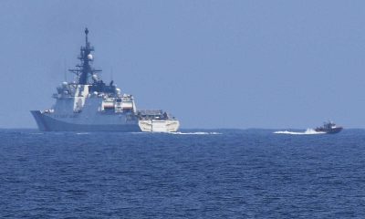 Tension as US impounds Russian-flagged oil tanker after dramatic Atlantic pursuit