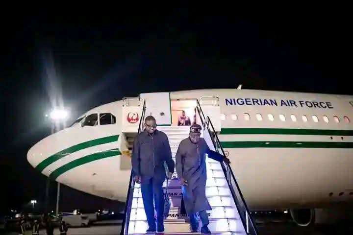 JUST IN: Tinubu returns home after two-week Europe trip