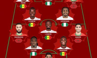 AFCON 2025: Osimhen, Bassey, Lookman make CAF best XI