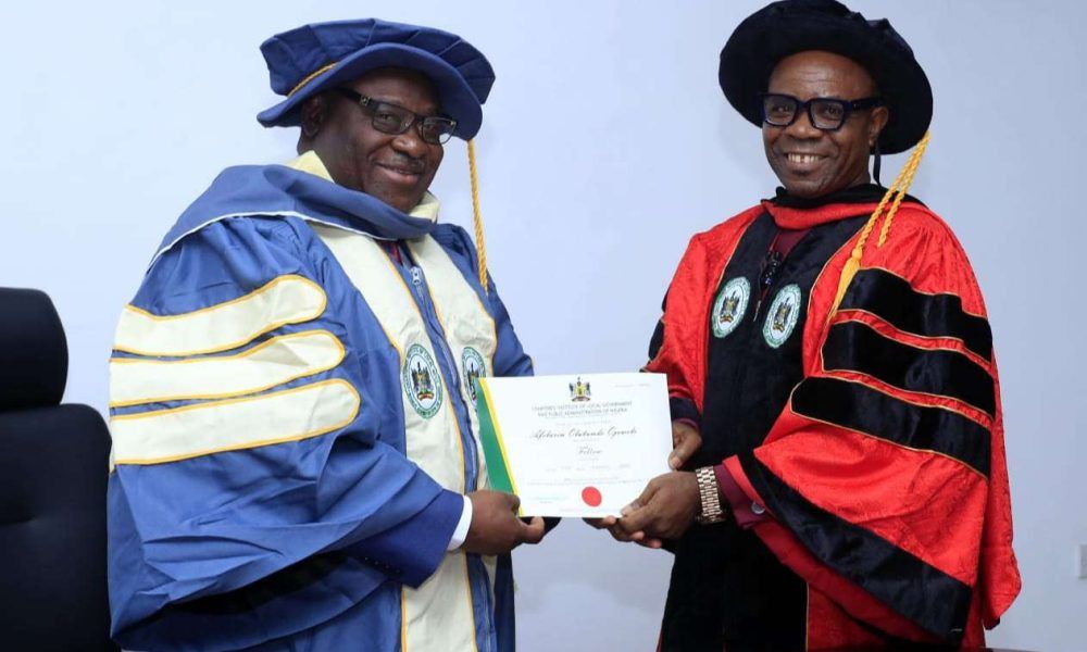CILGPA inducts Babcock University VC as fellow