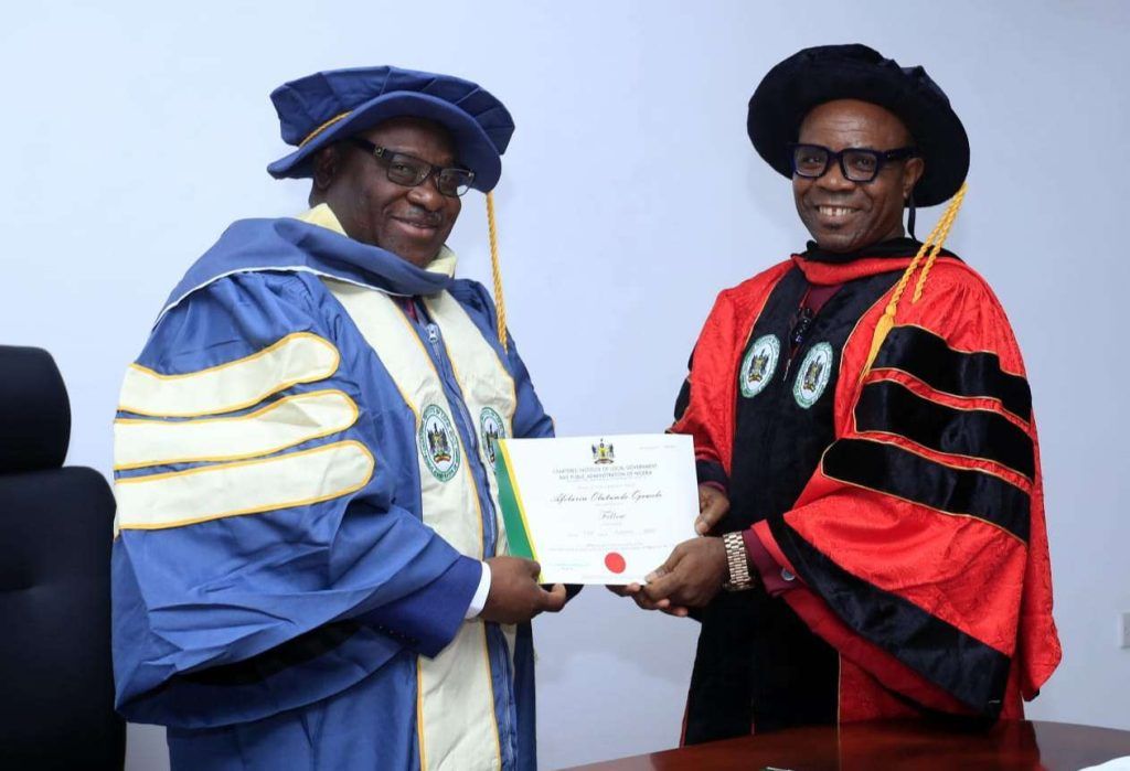 CILGPA inducts Babcock University VC as fellow