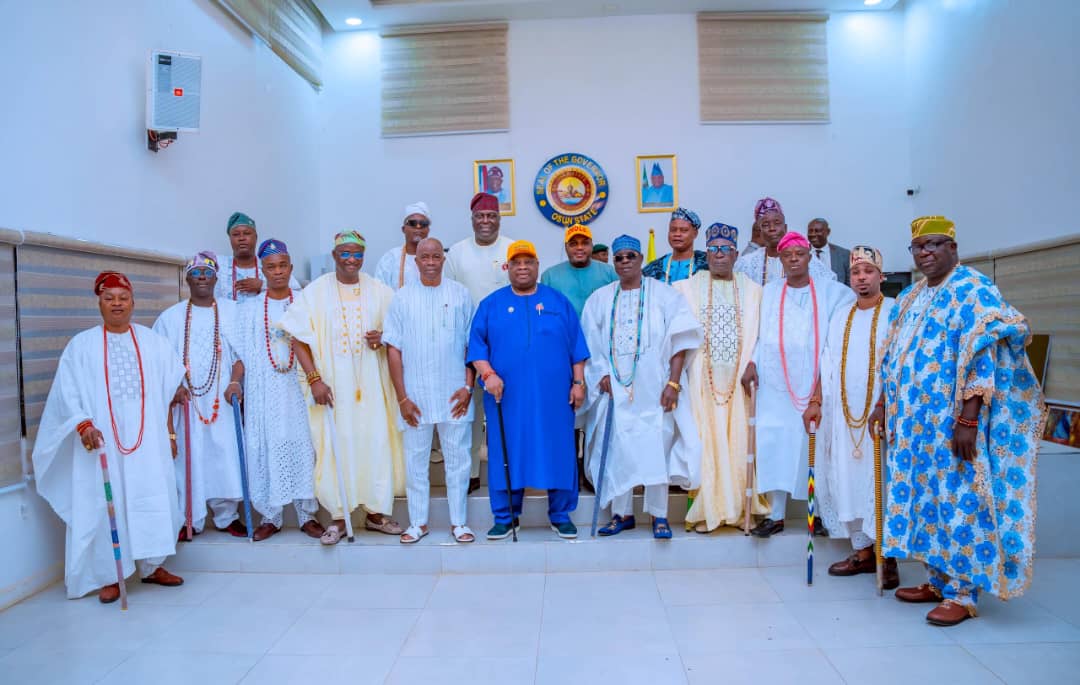Ooni of Ife palace chiefs commend Adeleke’s developmental strides, endorse second term