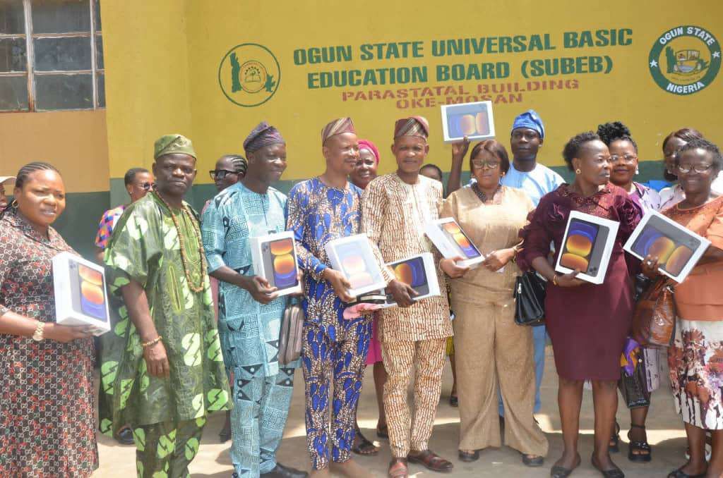 Ogun SUBEB strengthens education mgt information system with distribution of tablets to 1,910 public schools