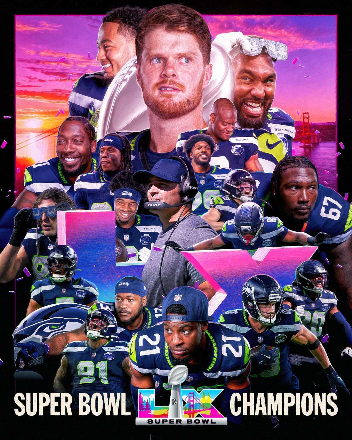 Nigerian heritage stars headline Super Bowl night as Seahawks outclass Patriots