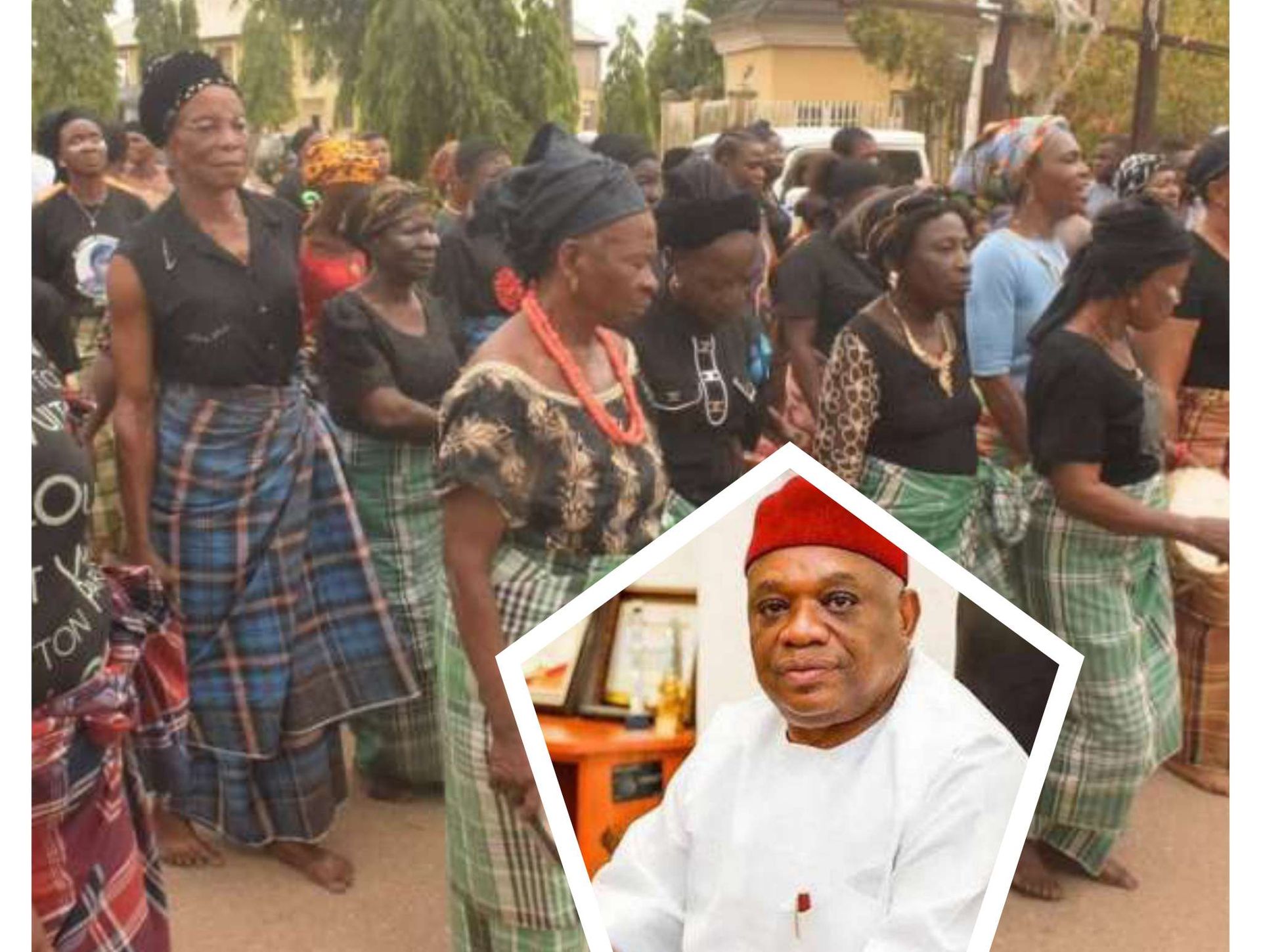 [VIDEO] Ohafia women, youths protest against Kalu, insist on 2027 rejection