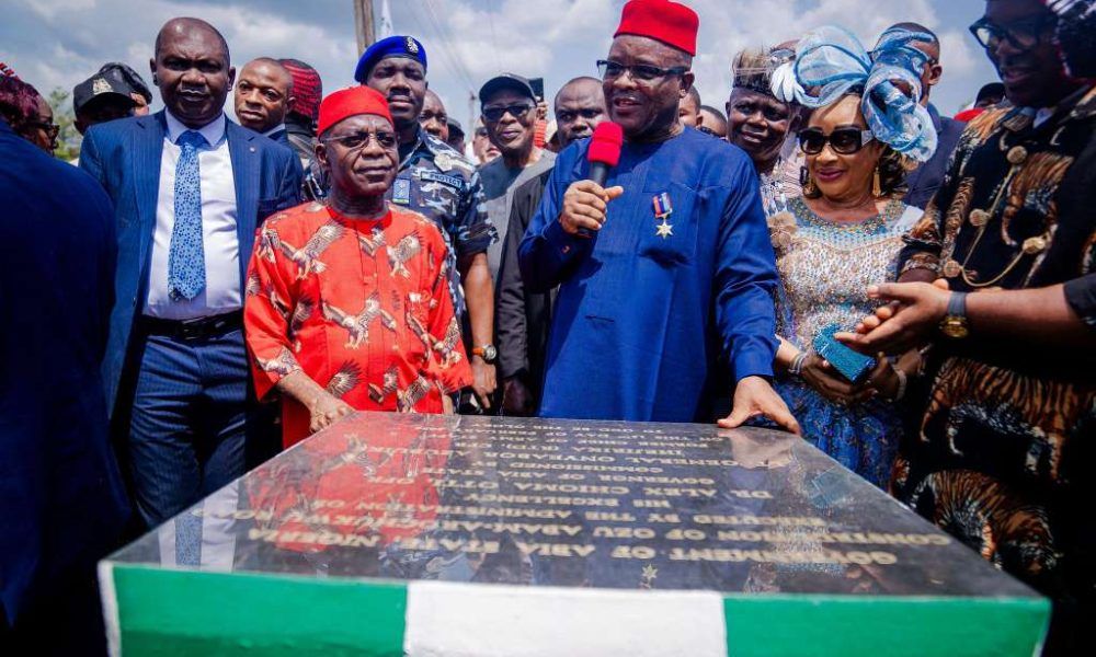 Otti breaks decades-long jinx with Omenuko Bridge, 30km Abam-Arochukwu road