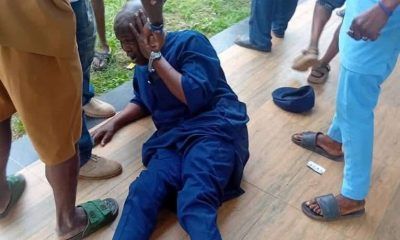 PICTURES: Ondo APC chair beaten as party meeting results  in chaos