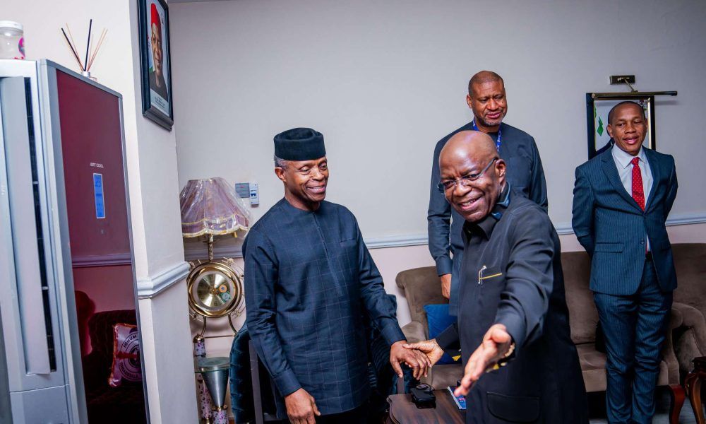 Former Vice President Osinbajo hails Otti’s social welfare reforms