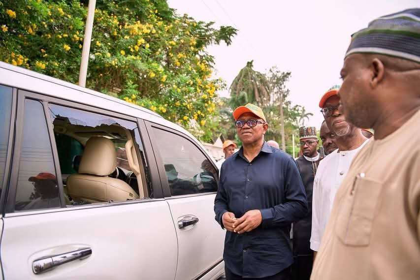 [VIDEO] JUST IN: Peter Obi escapes assassination attempt in Edo 
