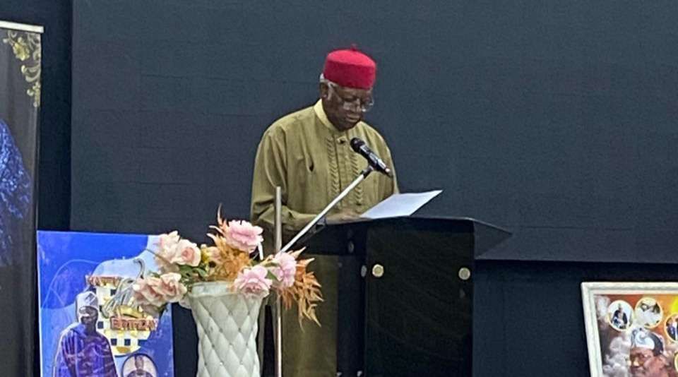 [PHOTOS] Ike Nwachukwu insists on true federalism at Tola Adeniyi’s book launch