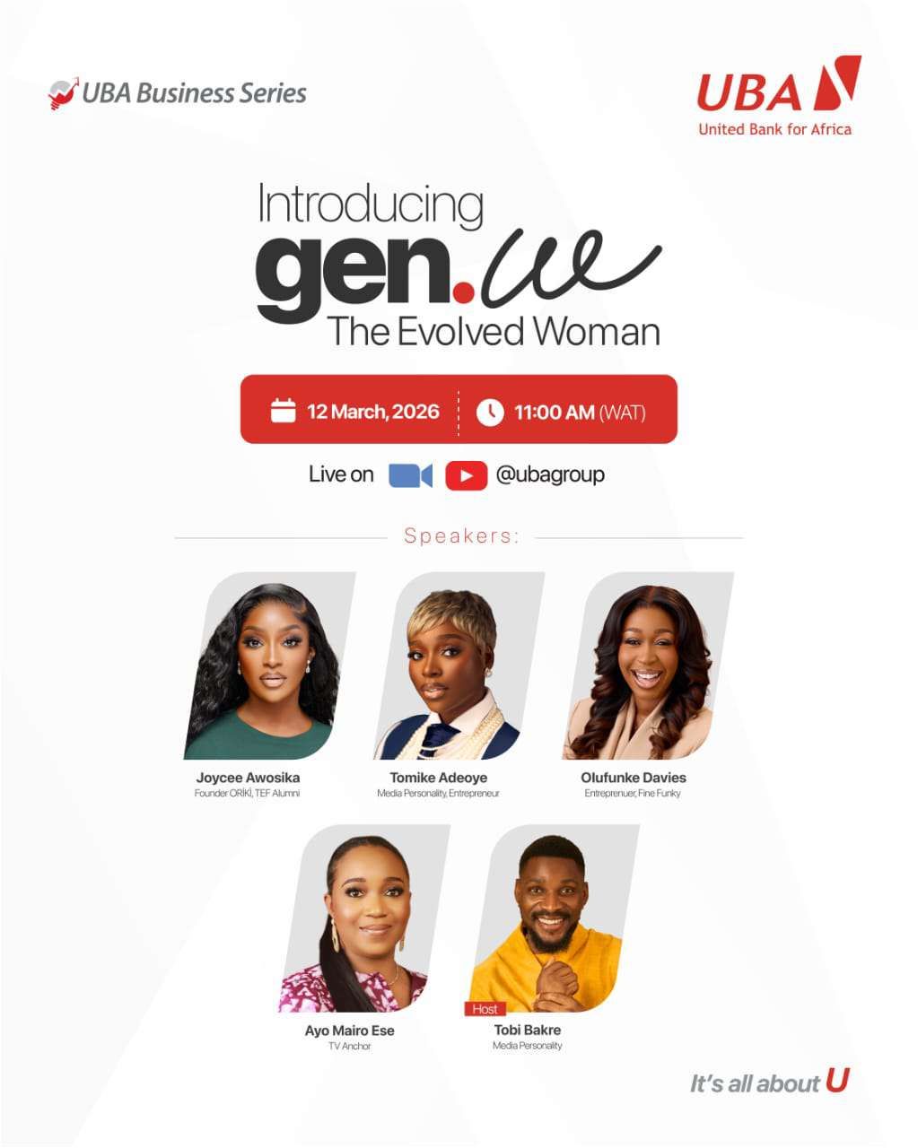 UBA Business Series to Spotlight Africa’s Emerging Female Leaders in Women’s Month