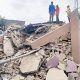 [VIDEO] Students narrowly escape as four-storey school collapses in Lagos