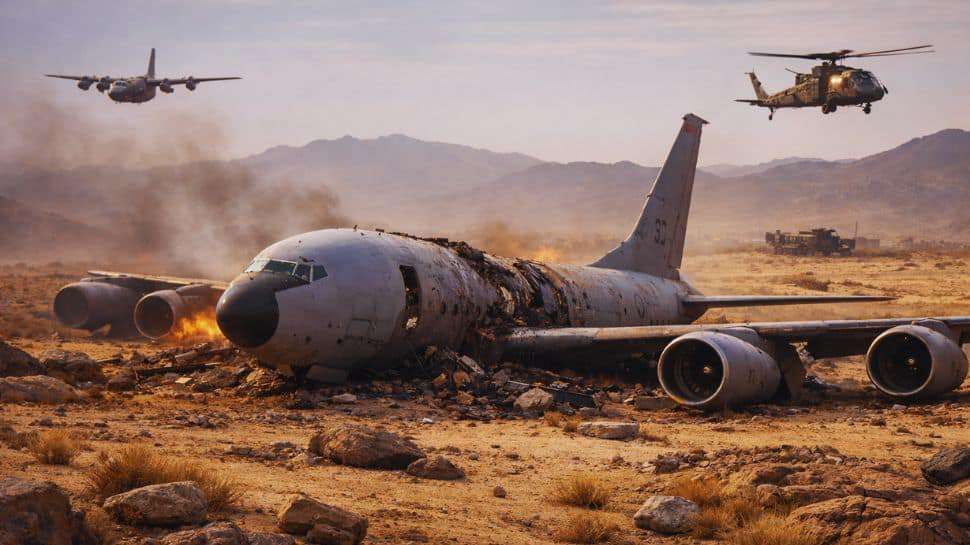 Tragedy in Iraq: Four US crew dead as military refuelling plane crashes