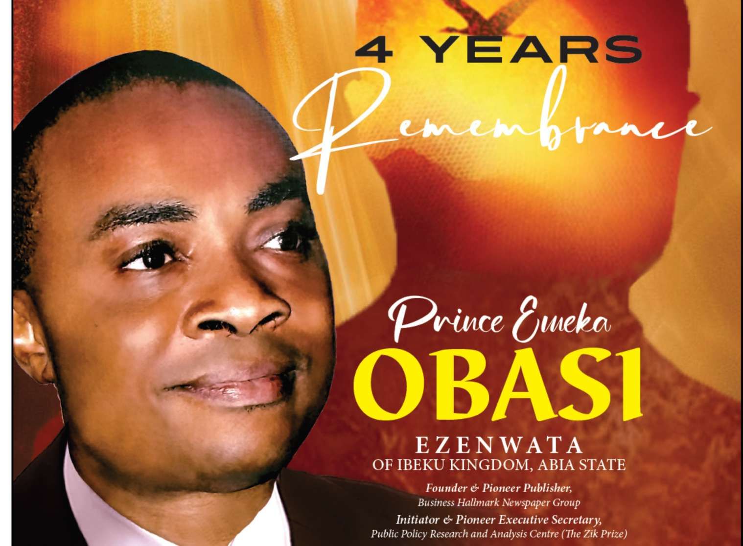 Four years on: Remembering Prince Emeka Obasi, journalist, publisher and visionary