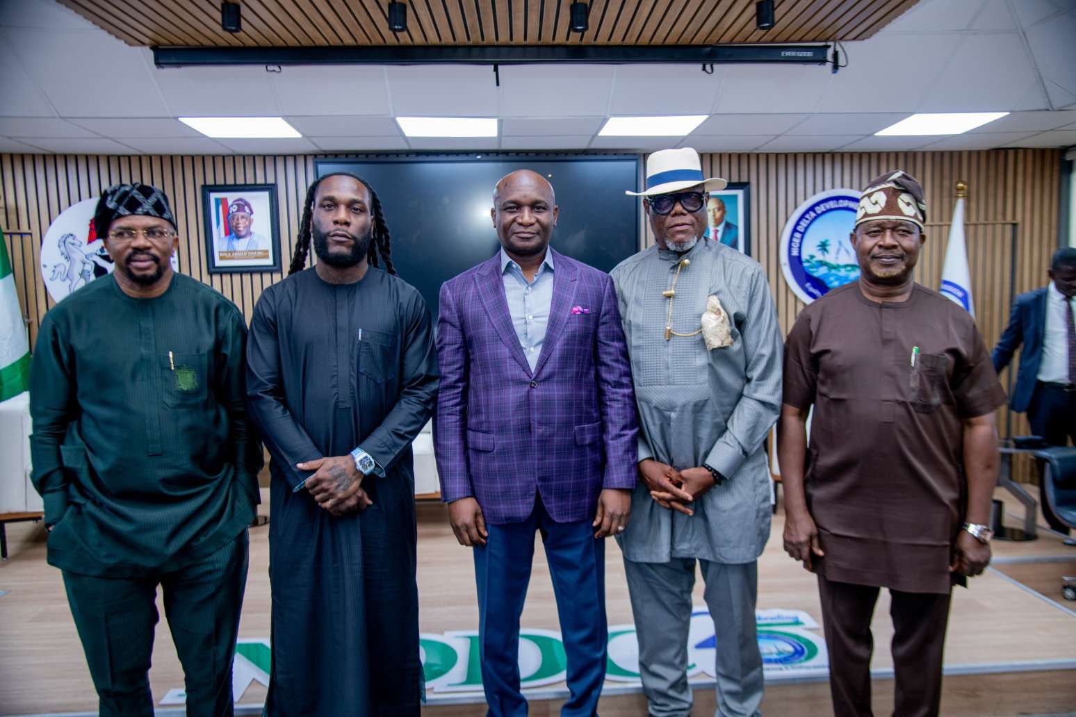 NDDC seeks partnership with Burna Boy to drive Niger Delta development