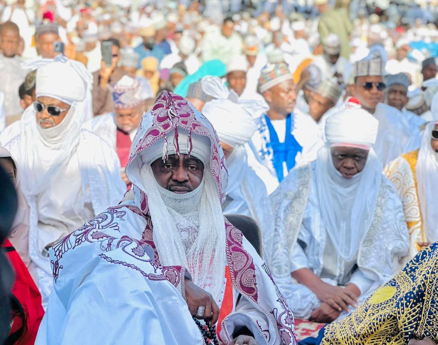 Kano’s Eid split reflects deepening divisions; Sanusi, Bayero, Kwankwaso hold separate prayers 
