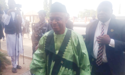 El-Rufai docked in Kaduna court amid heavy security, media shut out