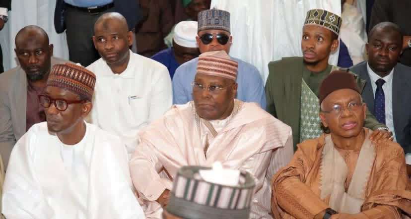 Atiku, Obi, Dangote, others gather in Abuja for funeral prayers of El-Rufai’s mother
