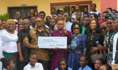 Peter Obi donates ₦30m to Paul University, urges students to take studies seriously