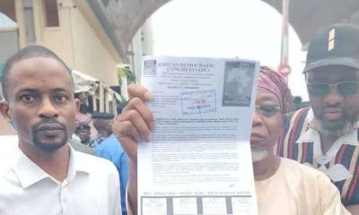 [PHOTOS] ADC petitions INEC, seeks removal of Amupitan over alleged partisanship