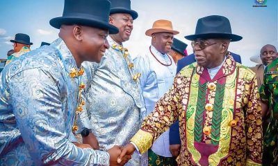 Tinubu pledges stronger FG-state collaboration, commissions key projects in Bayelsa
