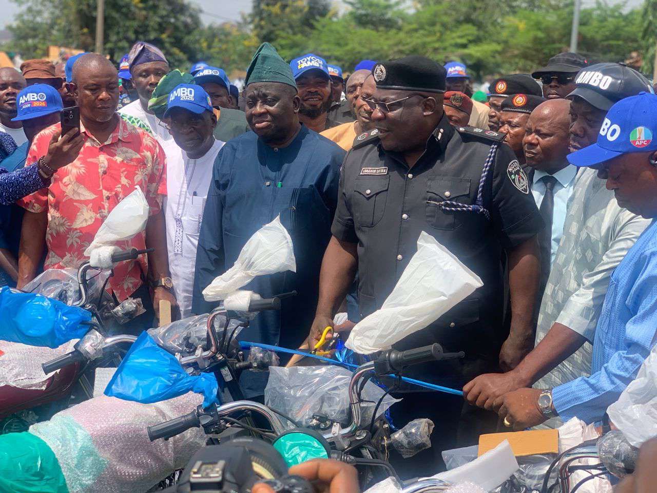 ALGON donates 300 motorcycles to security agencies in Osun