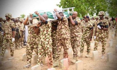 [PHOTOS] Late Gen Braimah, others buried with full military honours in Maiduguri