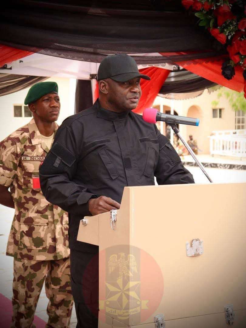 [PHOTOS] Late Gen Braimah, others buried with full military honours in Maiduguri