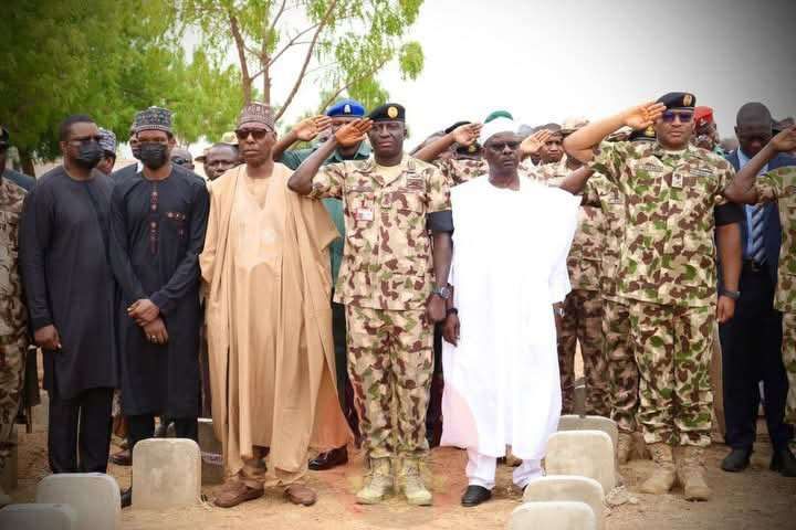 [PHOTOS] Late Gen Braimah, others buried with full military honours in Maiduguri