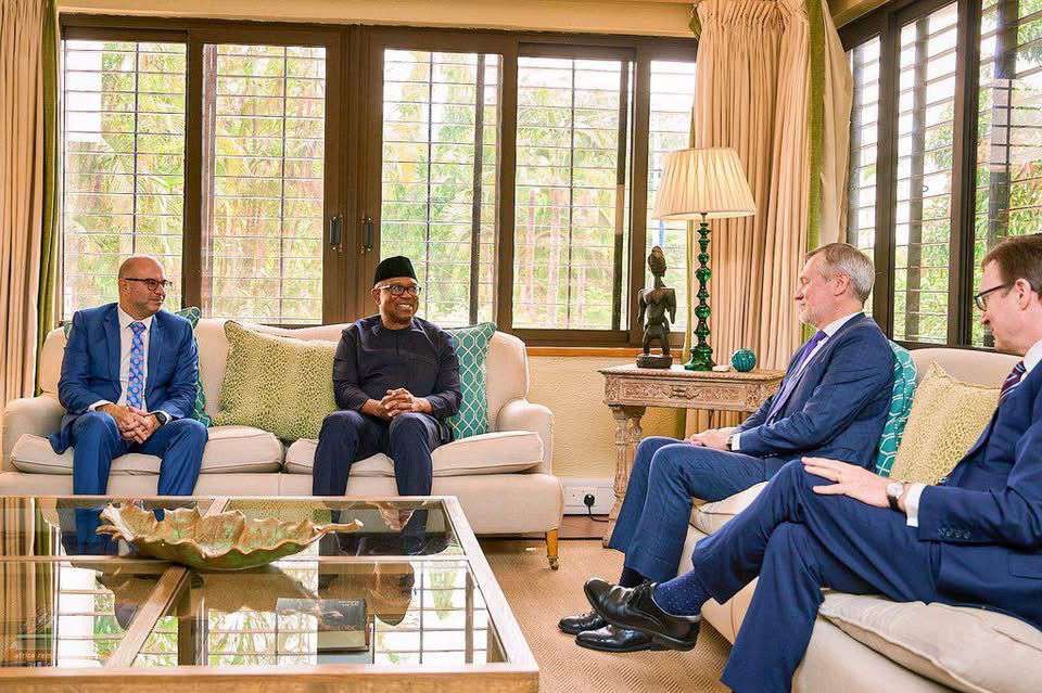 [PHOTOS] Obi meets UK, Germany, Canada, France envoys in Abuja