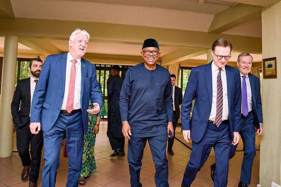 [PHOTOS] Obi meets UK, Germany, Canada, France envoys in Abuja