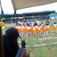 At the first Ruthwiphdale inter sports, yellow house shines