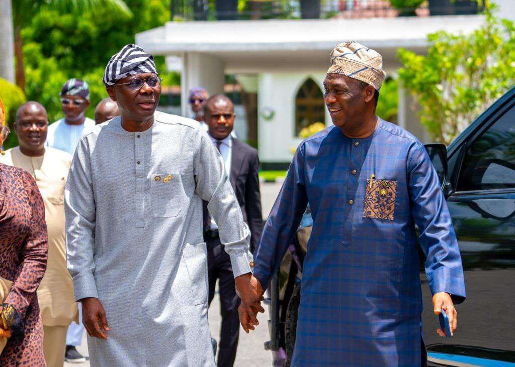 Lagos 2027: Sanwo-Olu Anoints Obafemi Hamzat as Preferred Successor