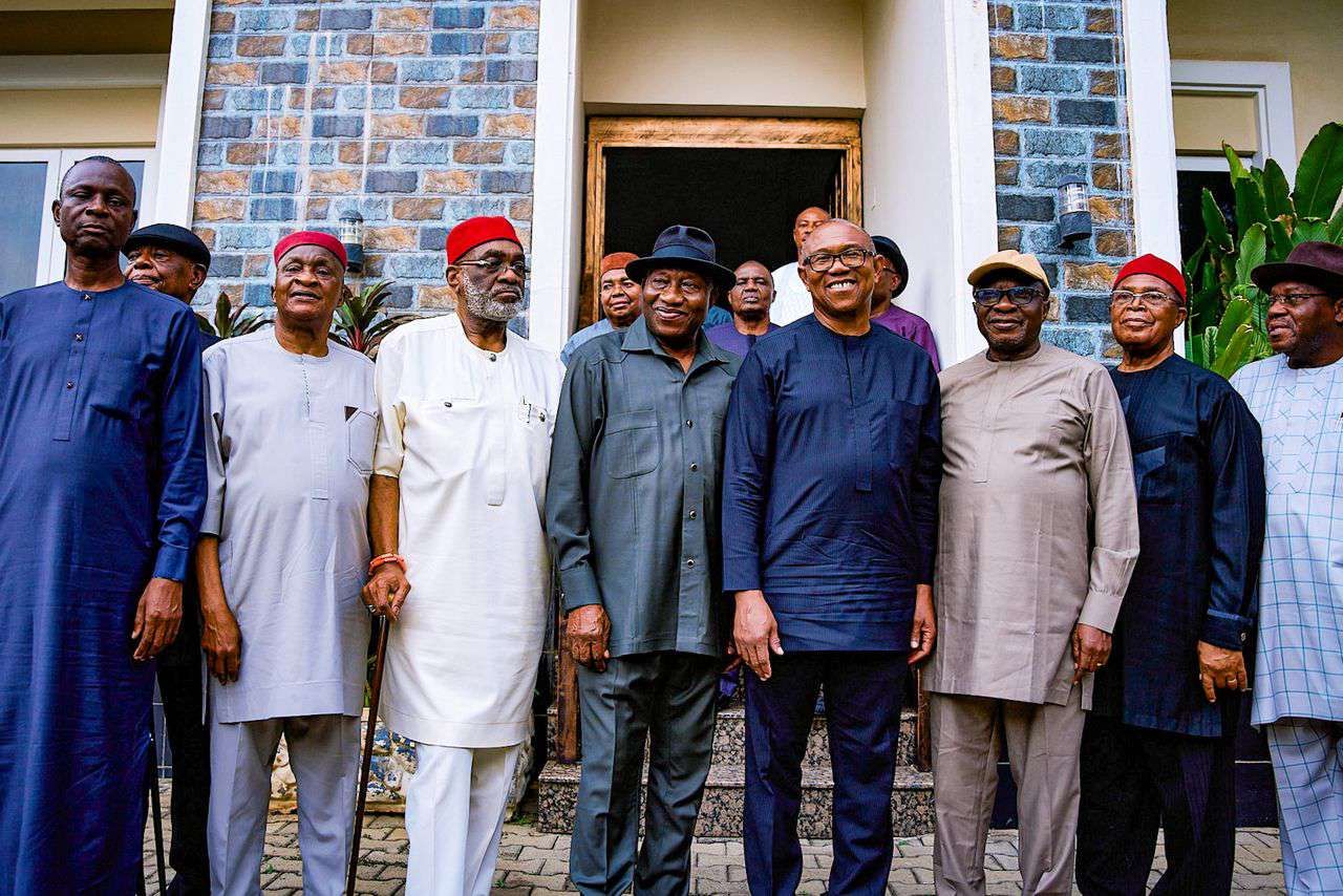 2027: Obi, South East leaders meet Jonathan in Abuja