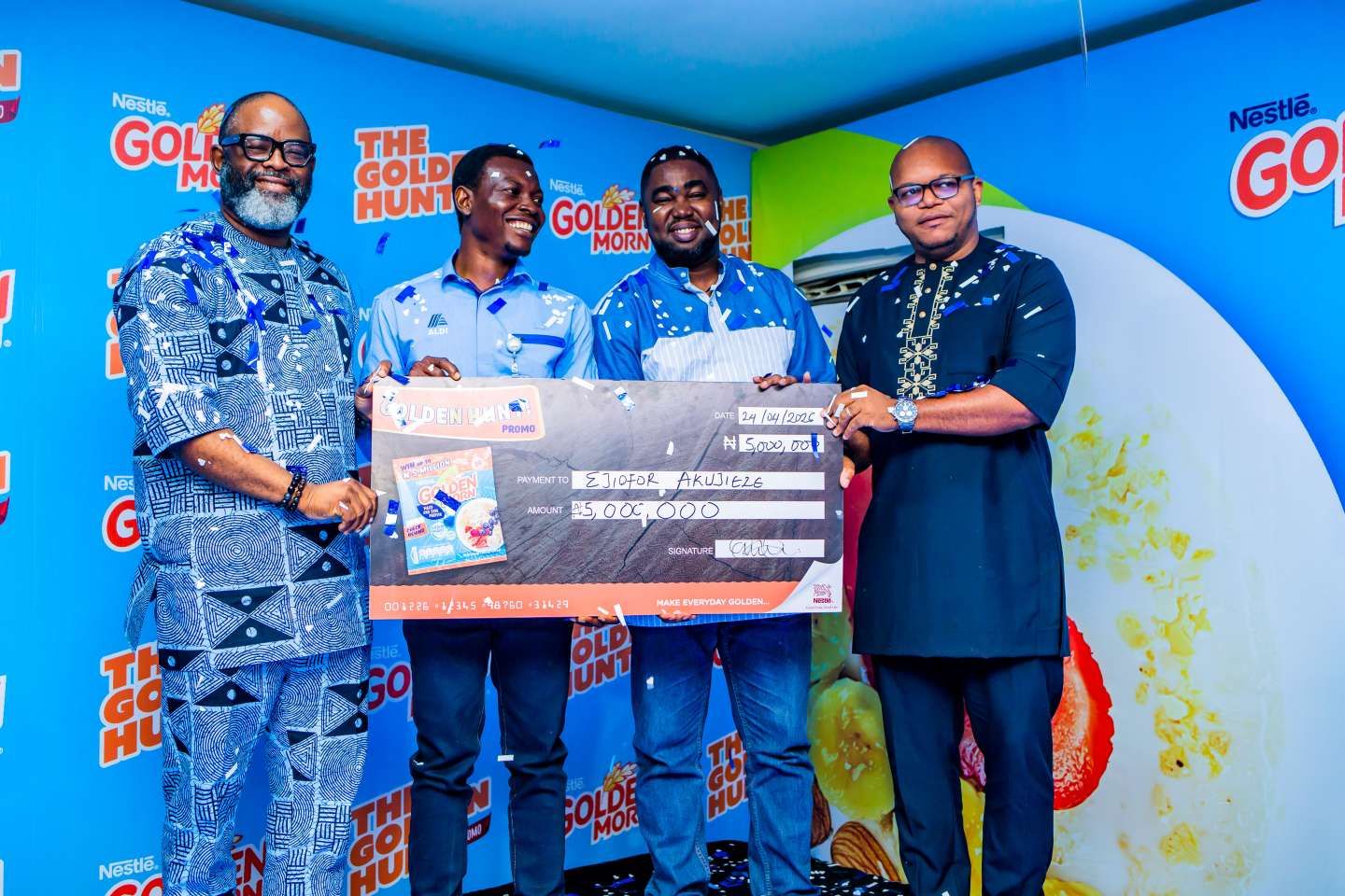 Plateau trader wins ₦5m in Nestlé Golden Morn promo