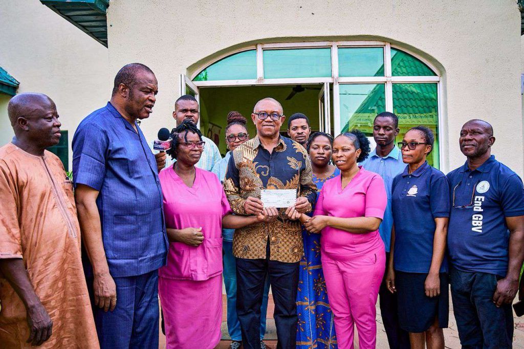 Peter Obi donates N10m to Abuja hospital, says health drives national development