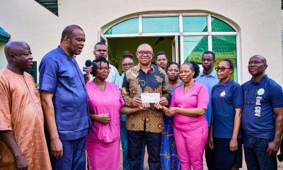 Peter Obi donates N10m to Abuja hospital, says health drives national development