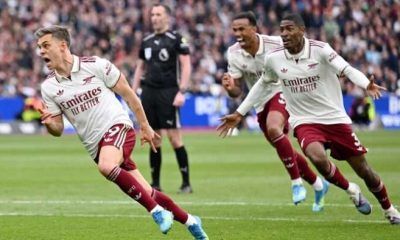 Arsenal on brink of title glory after VAR drama as Forest escape relegation, Palace dent Everton’s European hopes