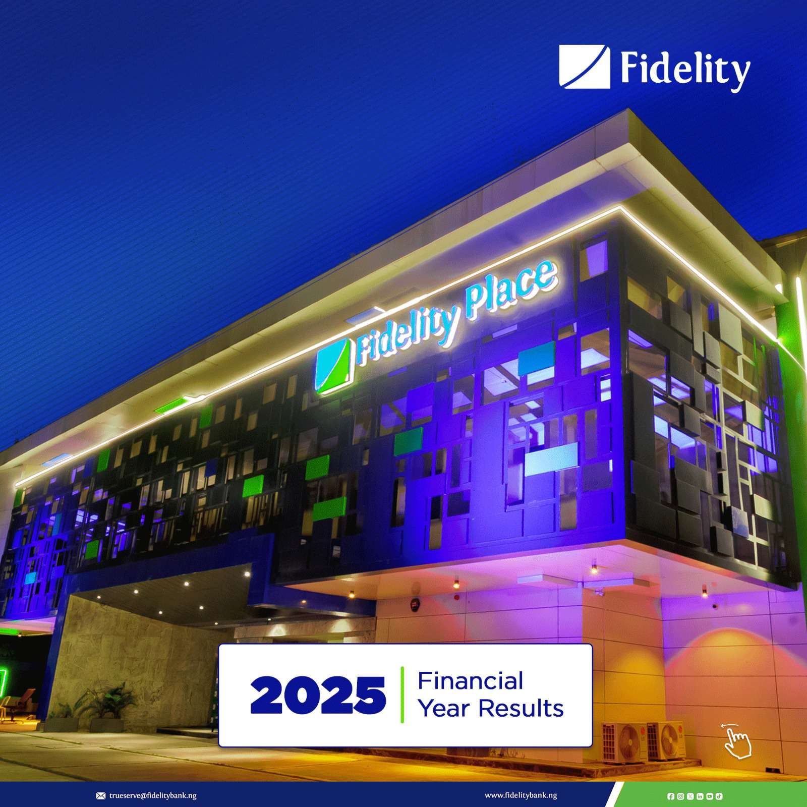 Fidelity Bank boosts liquidity buffer as cash holdings jump above N1tn